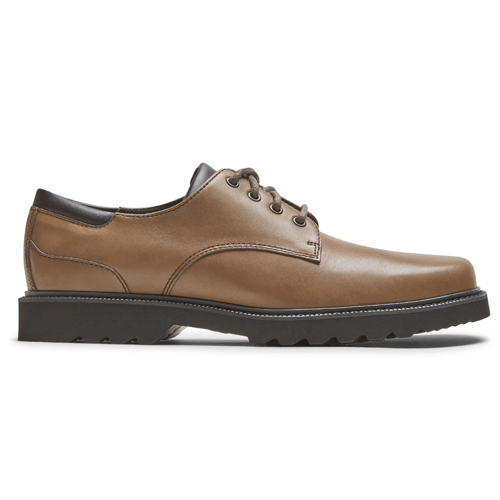 Oxfords Rockport Hombre Mexico - Northfield Waterproof Marrom Oscuro - XNLIH8573